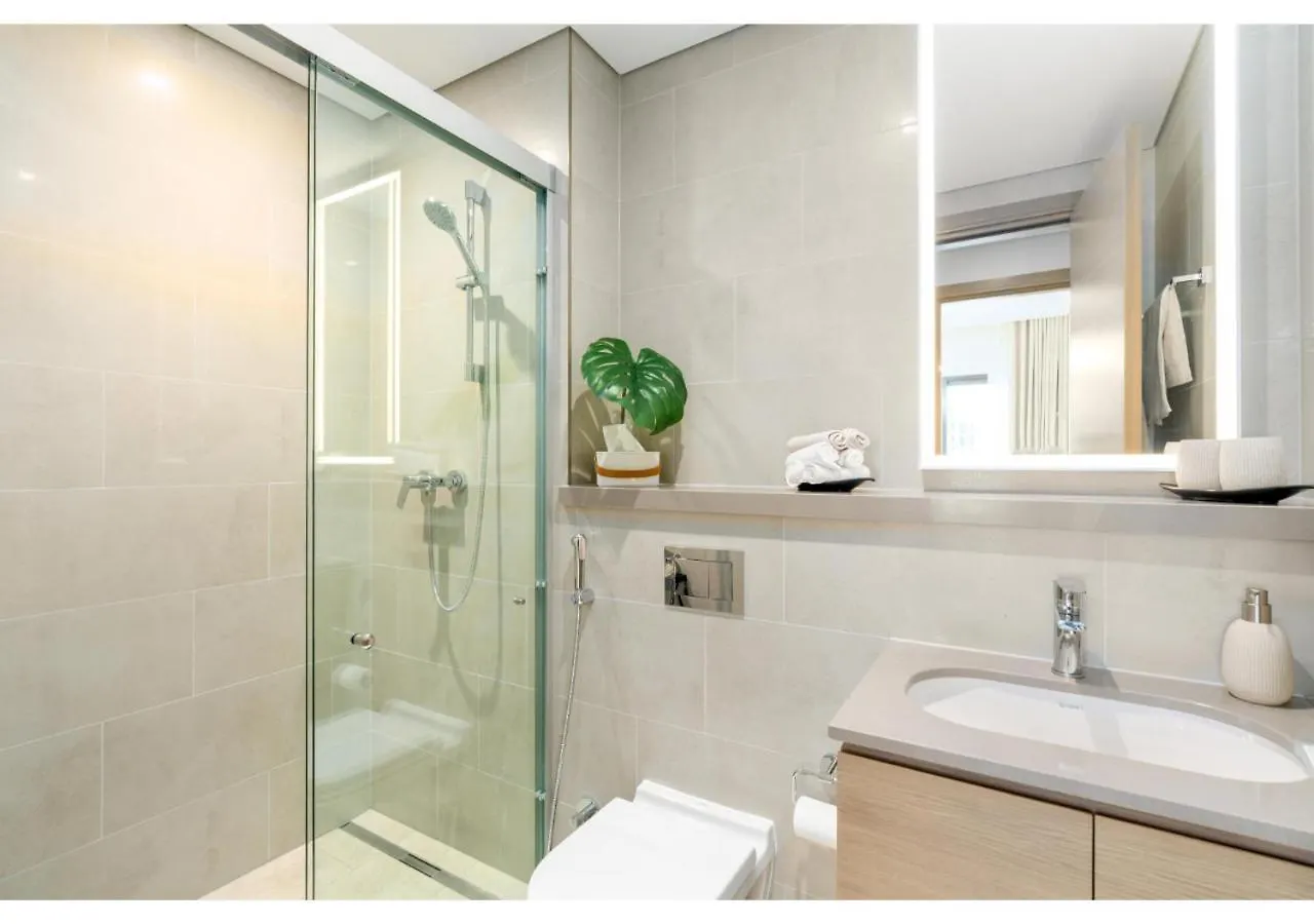 公寓 迪拜Charming 1Br With Cozy Balcony At Sobha Waves By Vibel公寓 阿拉伯联合酋长国