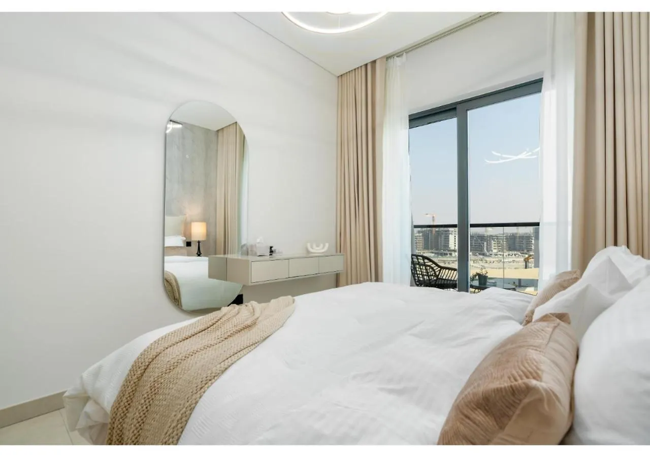 Charming 1Br With Cozy Balcony At Sobha Waves By Vibel Apartment Dubai United Arab Emirates