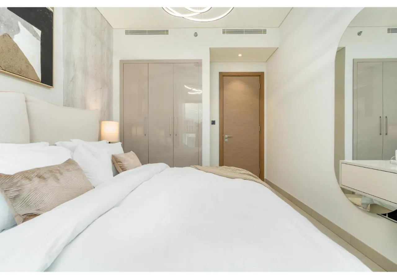 Charming 1Br With Cozy Balcony At Sobha Waves By Vibel Apartment Dubai